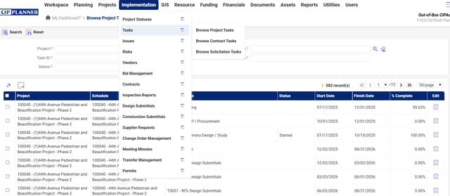 CIPAce mobile inspection and work order view